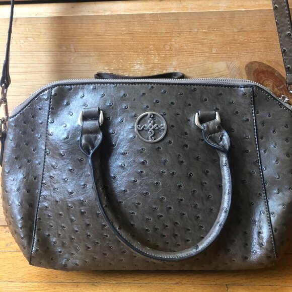 Rare Stauer Embossed Ostrich leather Handbag, New, Never Worn - Picture 3 of 8